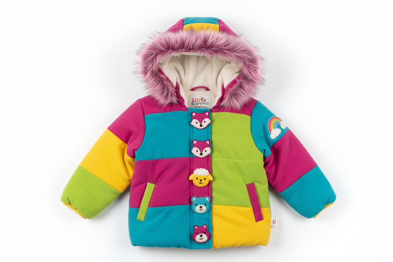 Kurtki i kamizelki dziewczęce 86-170