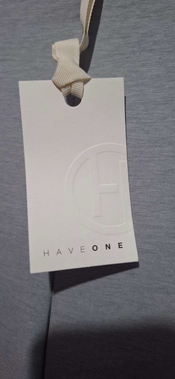 Eleganckie Szare Spodnie Dzwony Wysoki Stan Haveone Rozmiar S