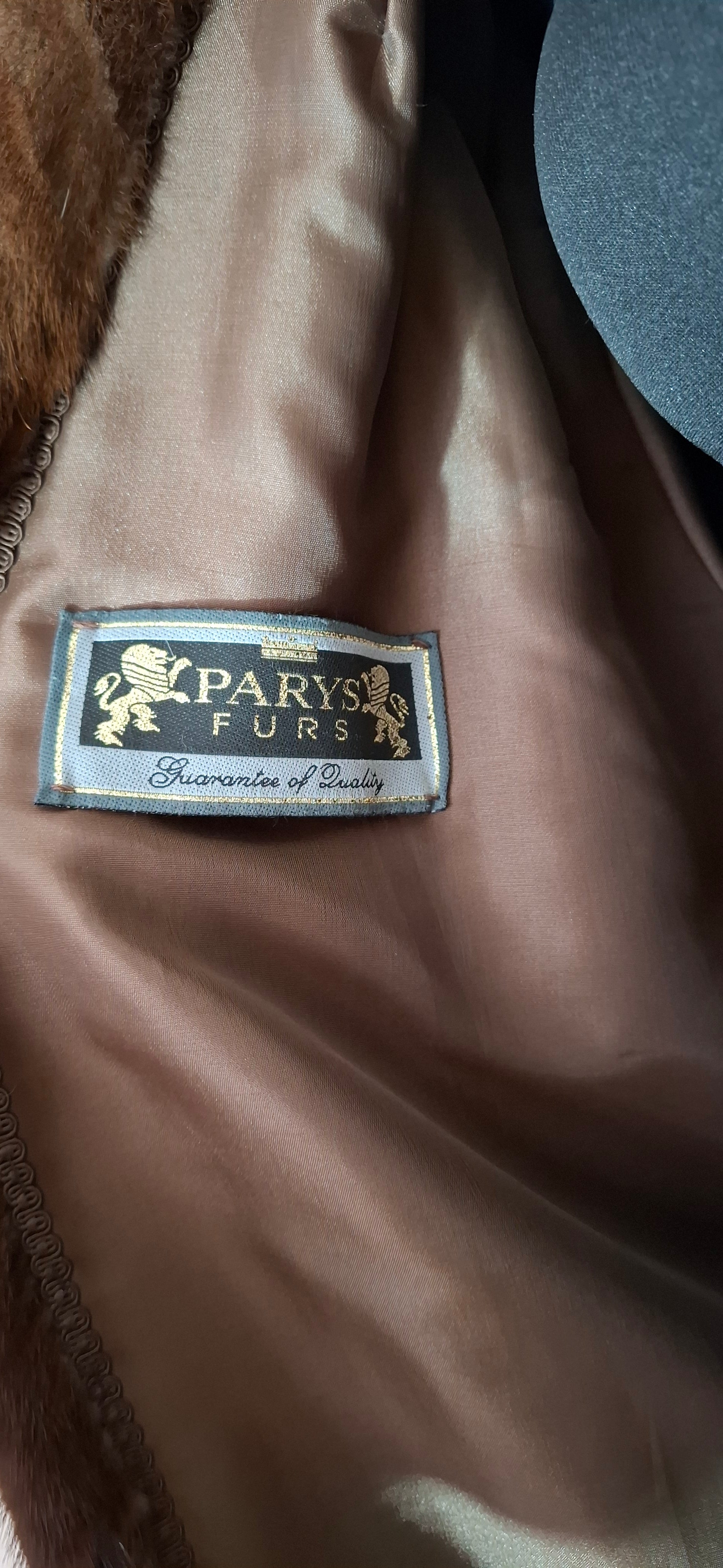 Futro naturalne damskie Parys Furs r. 42/44