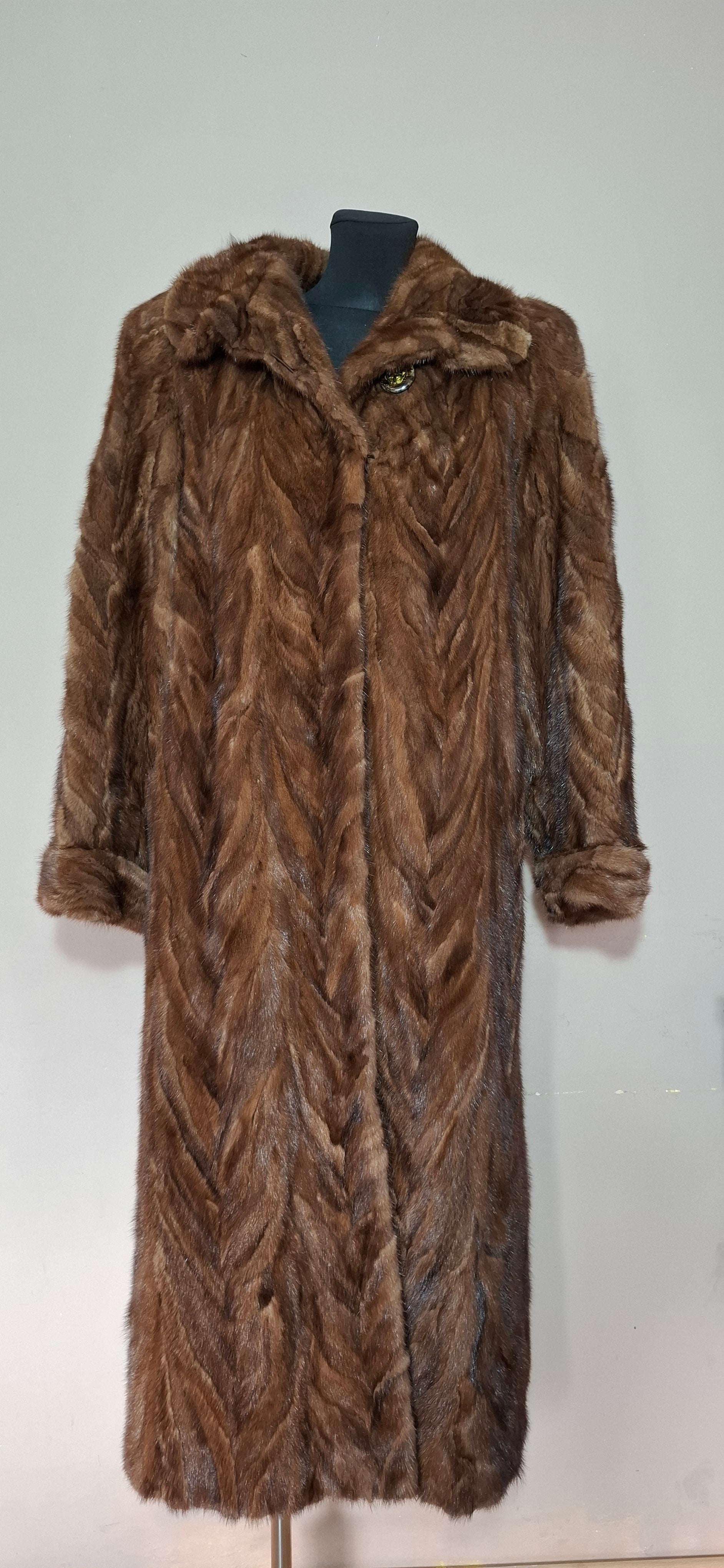 Futro naturalne damskie Parys Furs r. 42/44