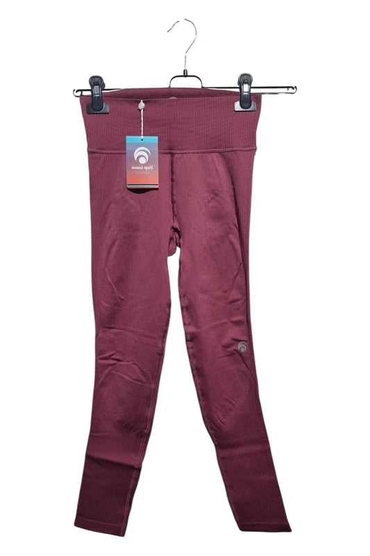 Nowe Oceans Apart Zoe Pant Rozmiar S - Wine/Berry (Bordowe/Śliwkowe) Prążkowane