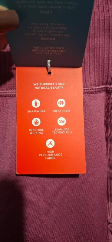 Nowe Oceans Apart Zoe Pant Rozmiar S - Wine/Berry (Bordowe/Śliwkowe) Prążkowane