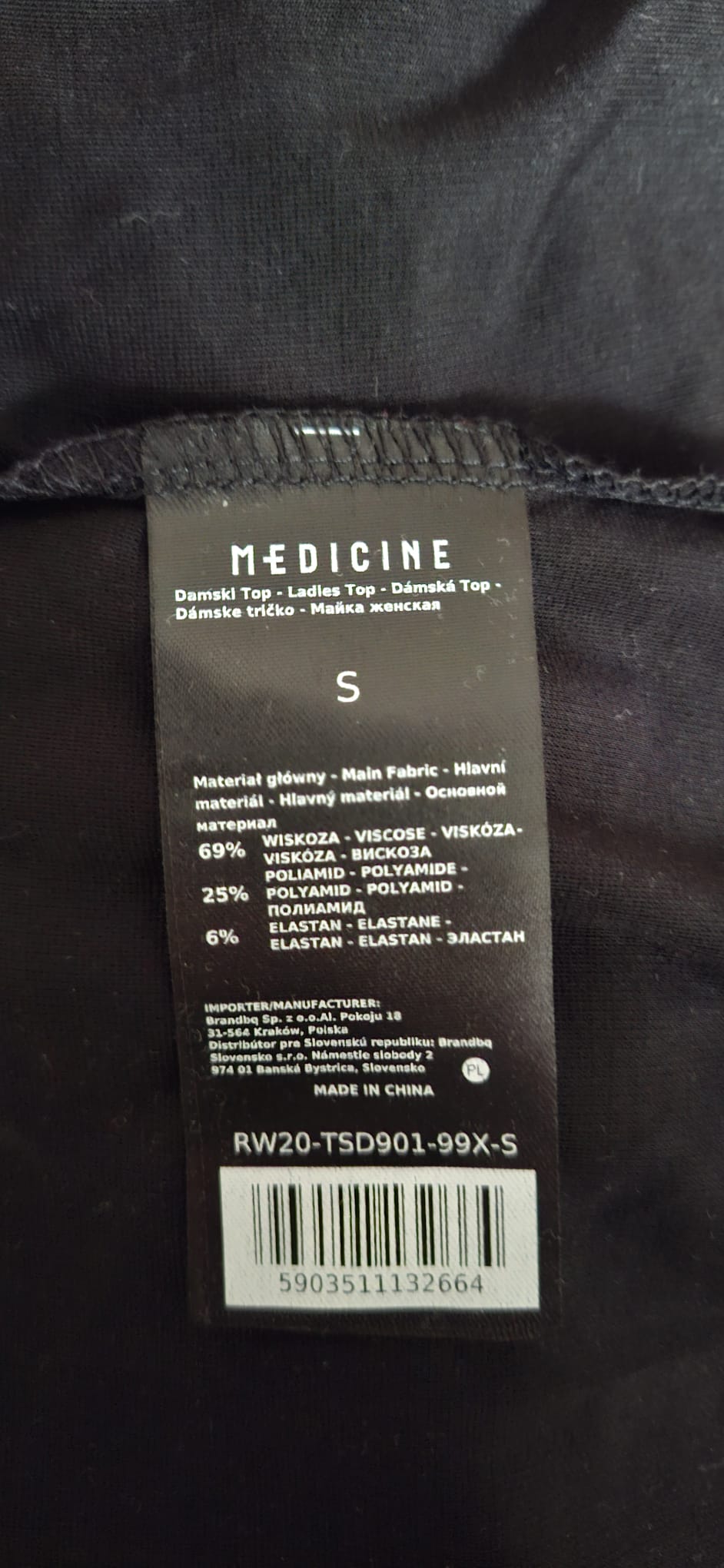 NOWE Koronkowe Body MEDICINE S/36