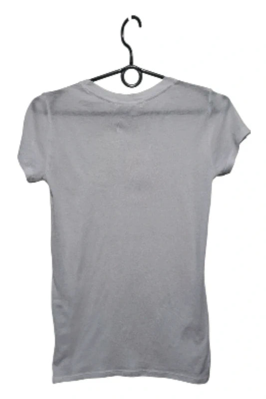Nowy T-shirt Damski Zara Basic Biały S Gładki Dekolt Okrągły