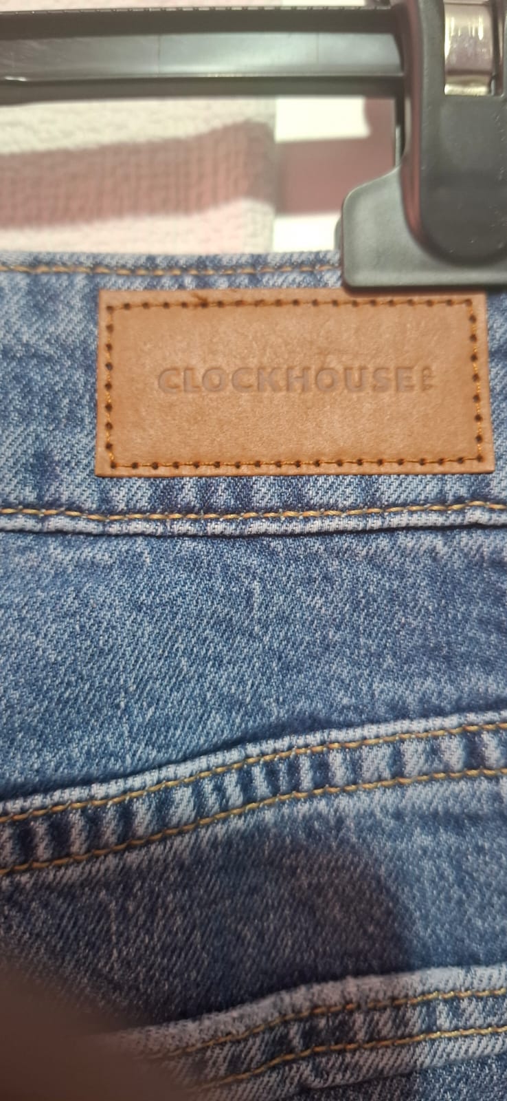 Jeansy Clockhouse Wide Leg High Waist Rozmiar 36 Szerokie Nogawki Y2K Denim