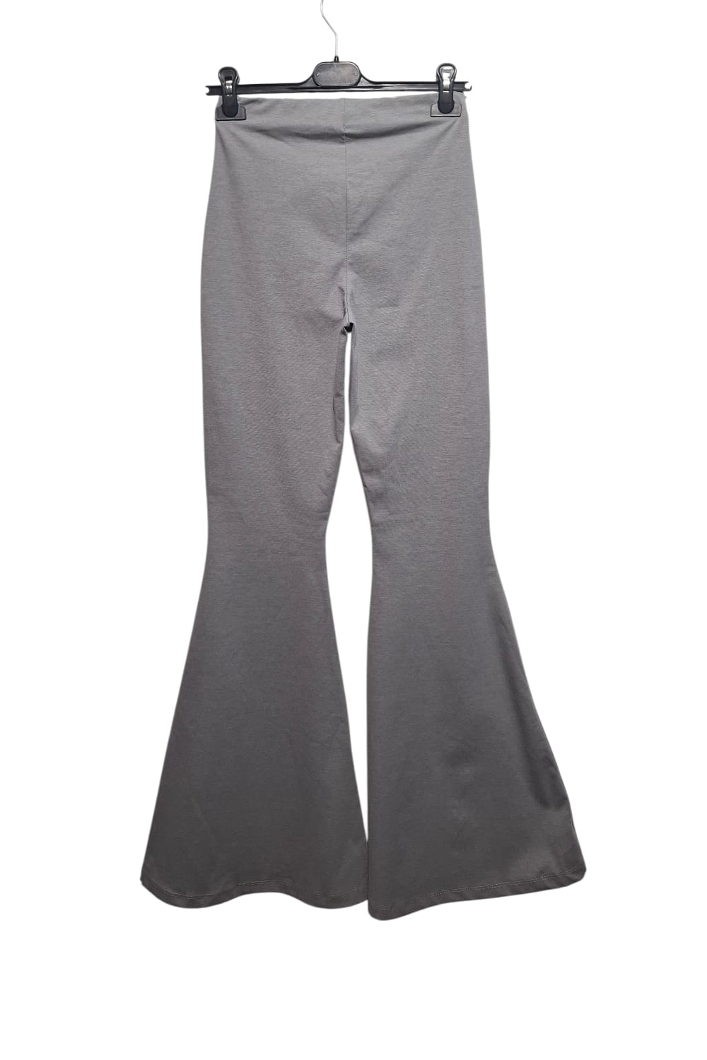 Eleganckie Szare Spodnie Dzwony Wysoki Stan Haveone Rozmiar S