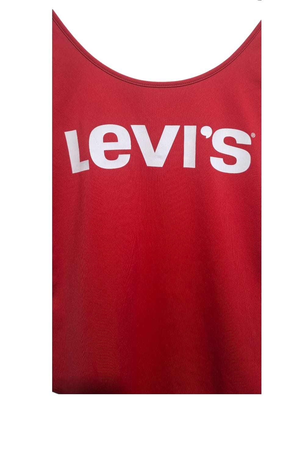 Levi's Czerwone Logo Body S/P - Nowoczesne Dopasowane s/36 Idealne