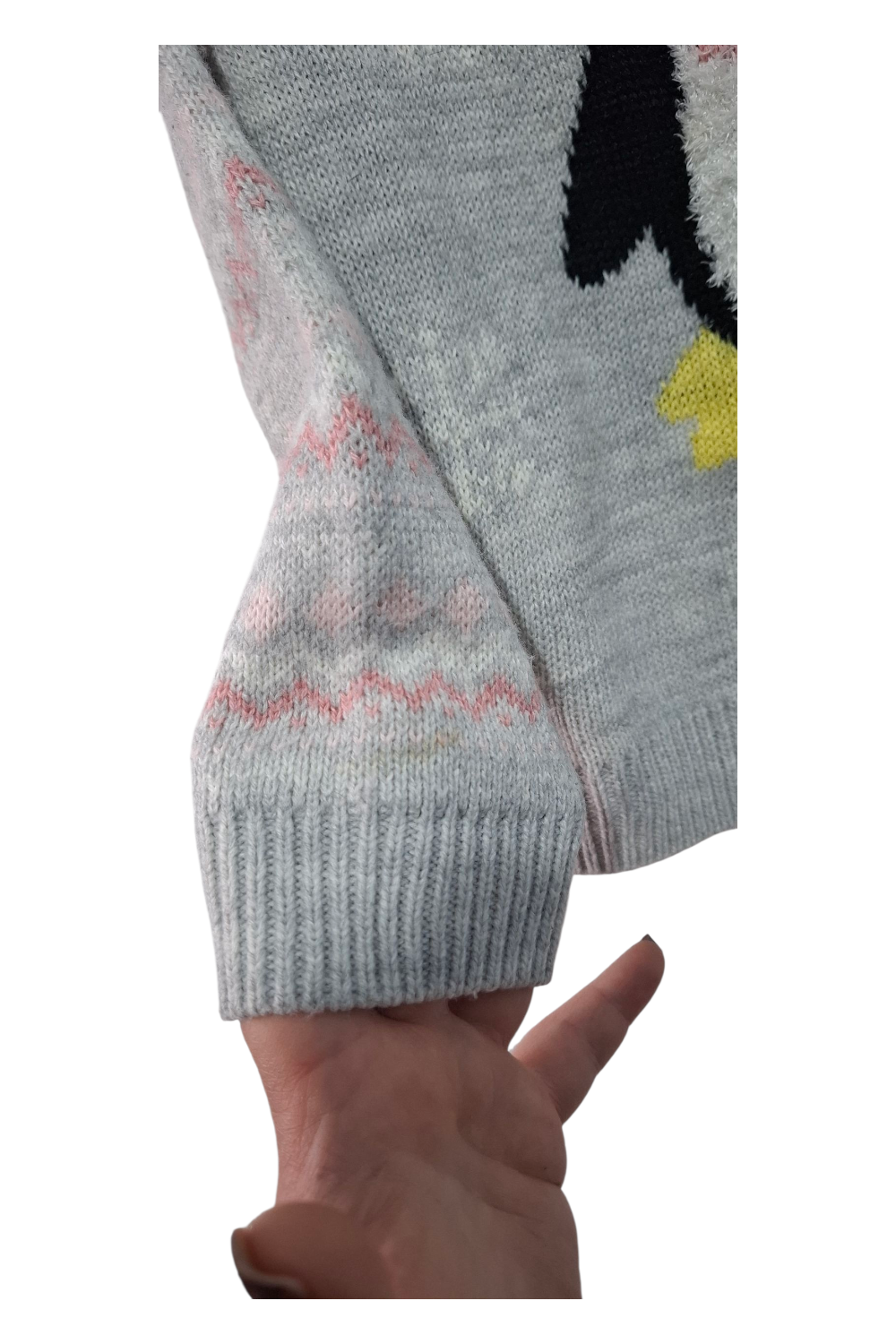 Pingwin Świąteczny Sweterek F&F 4-5 L. 110 cm Akryl/Poliester Zimowy