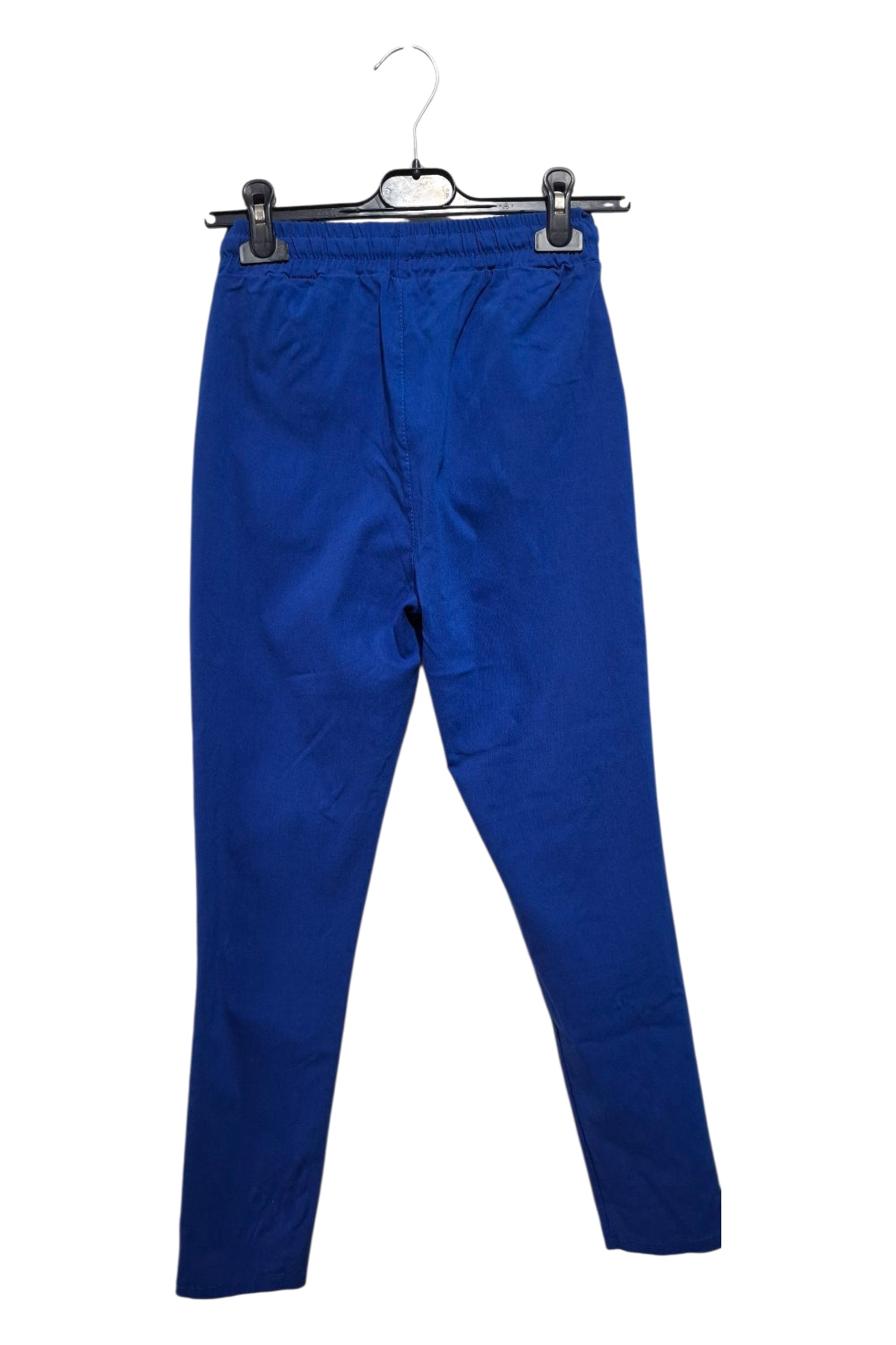 Wygodne Niebieskie Spodnie Joggery r. M (38) | Włoska Wiskoza | Made in Italy