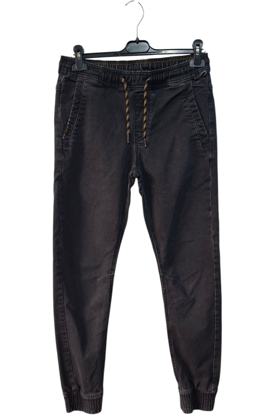 Cropp Denim Joggers W28 L32 Czarne Spodnie Dresowe Jeansowe Męskie/Unisex