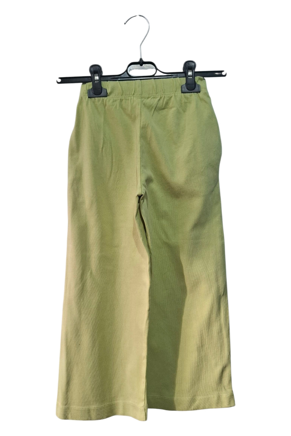 Dziecięce Spodnie Culottes Zielone Limonkowe Gumka 128