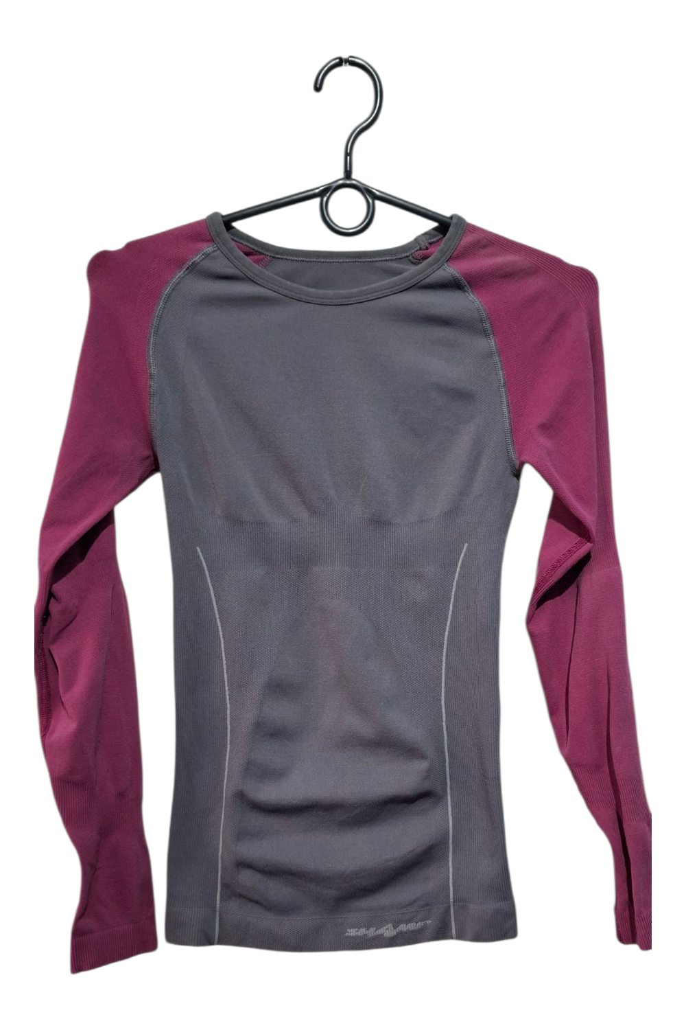 SHAMP Koszulka Termoaktywna MERYL Skinlife M Gray/Violet (Mikrodziurka/Zaciągnięcie)