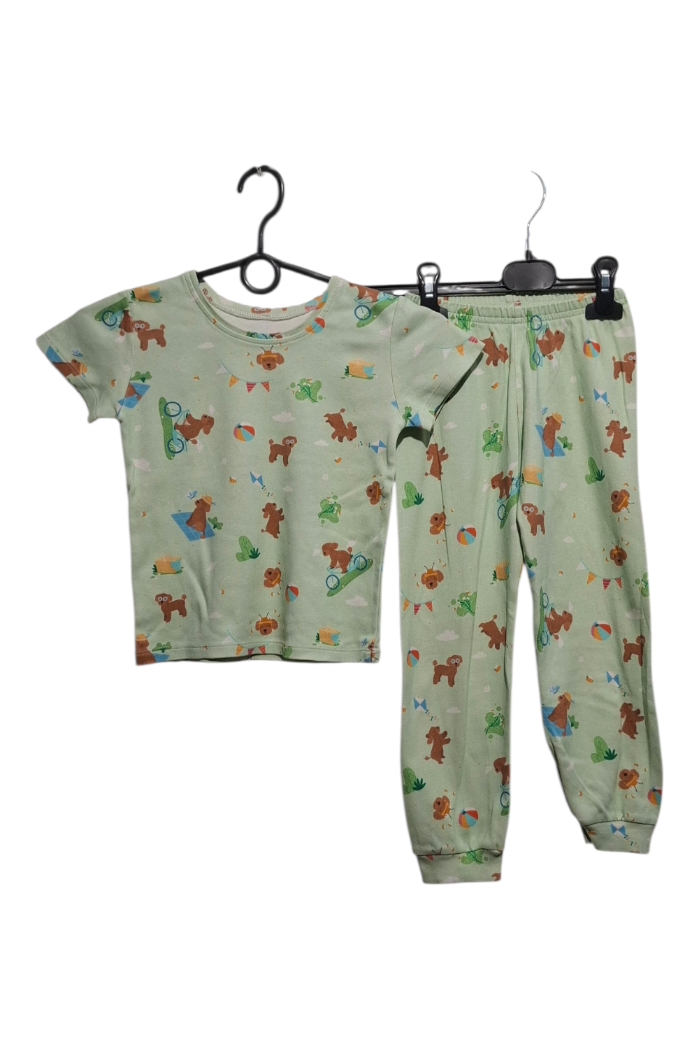 RKIDS Piżama Krótki Rękaw Pieski Summer Time r. 116 Lekka Bawełna