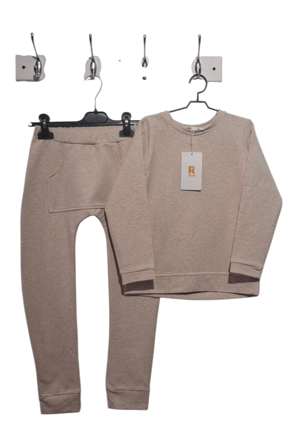 Premium Dres Dziecięcy R-Kid Roger Publishing- Ninja Kids Beżowy Melanż, Rozm. 128 (Nowy)