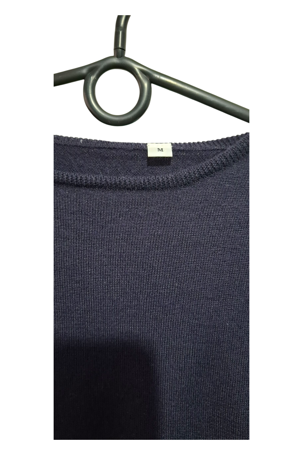 Granatowy Sweter Wełna/Akryl | Rozmiar M (Luźny) | Ciepły Basic