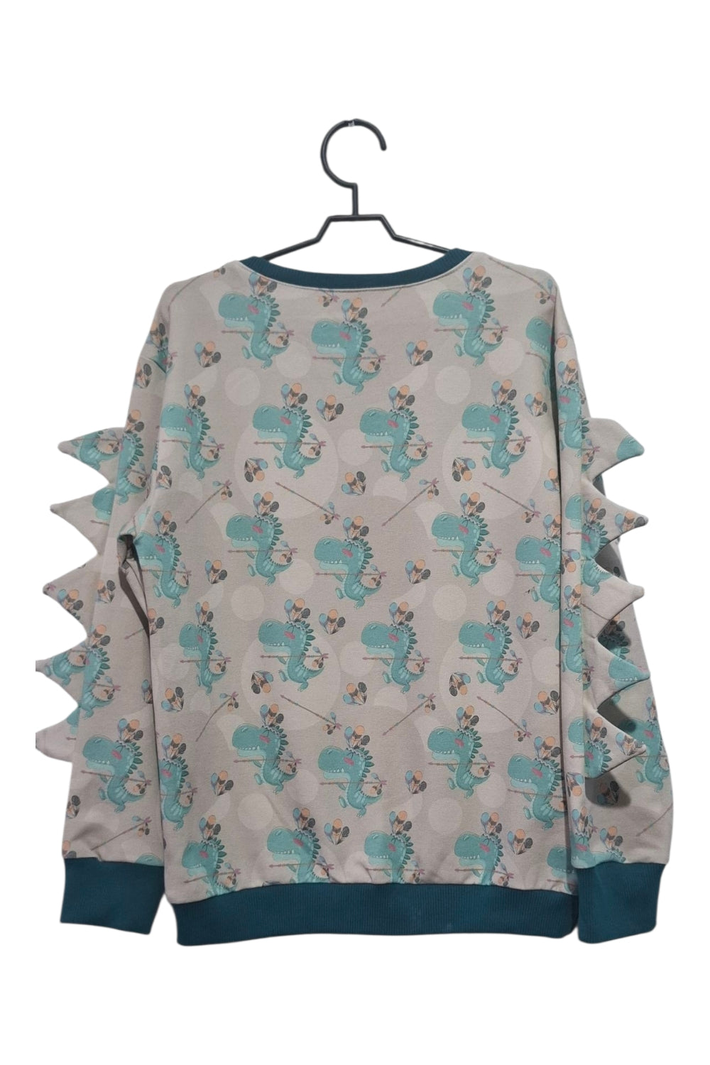 Bluza Dziecięca DINO z Kolcami - Indianin T-Rex - R. 122/128 - MAMASELF