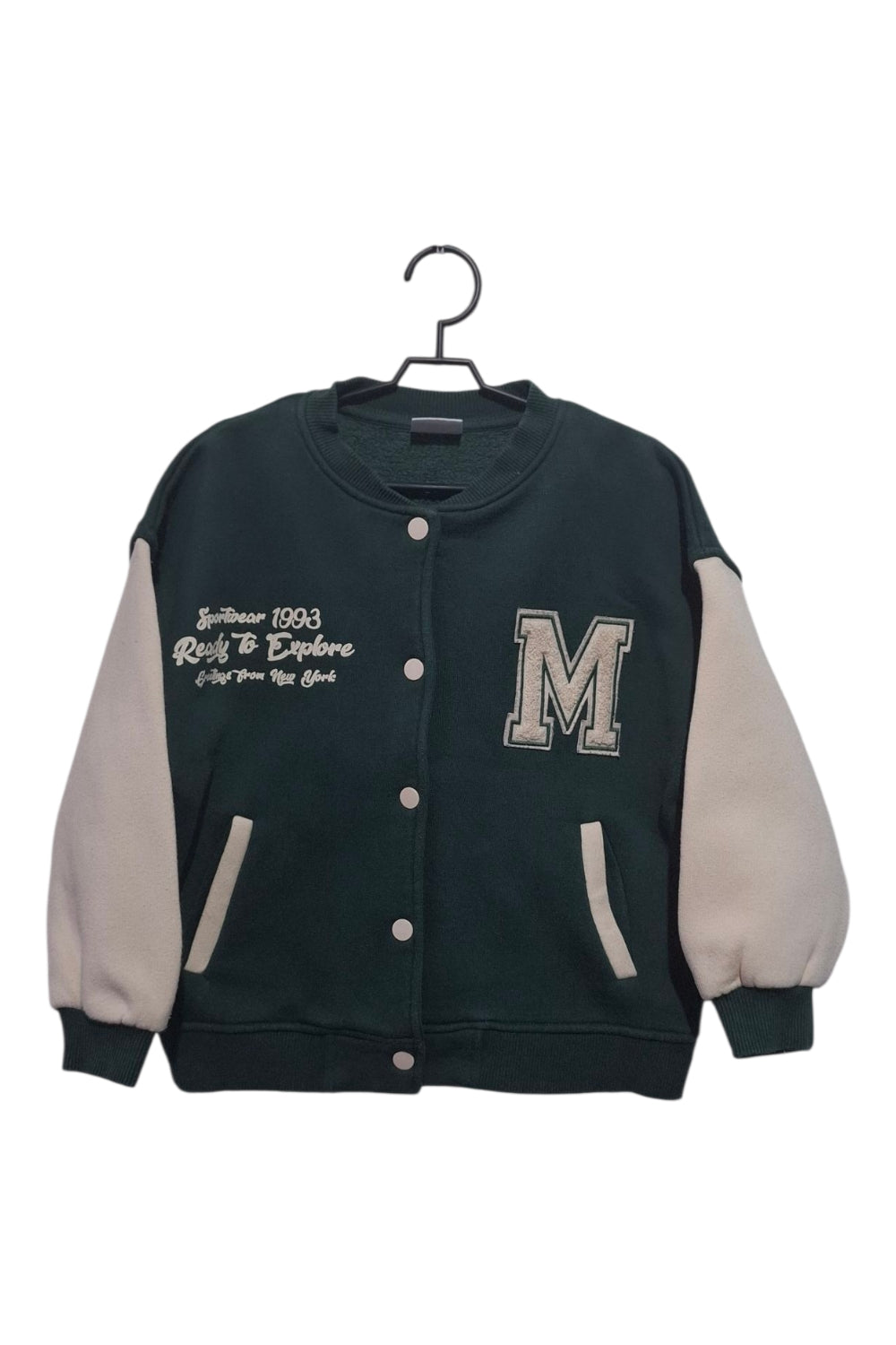 ZARA Bluza Bejsbolówka Varsity Manhattan Oversize Rozm. 122 (7 lat)