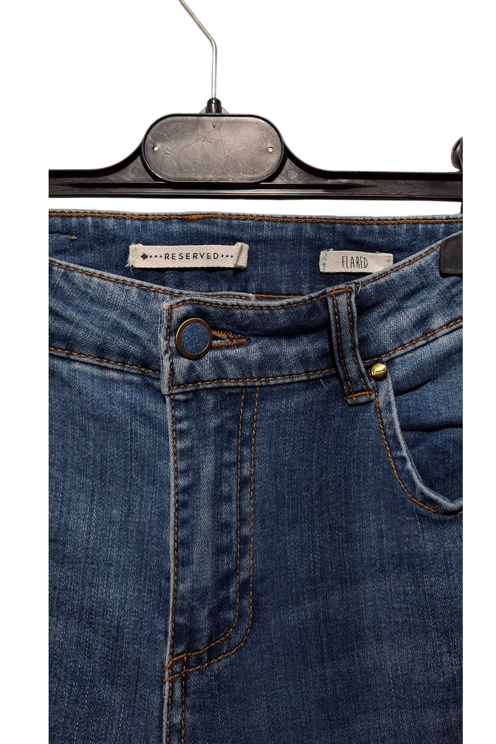 Reserved Jeans Damskie Rozkloszowane FLARED Dzwony W36 Wysoki Stan