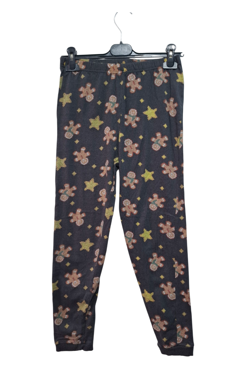 Świąteczne Legginsy Sinsay 158 (12-13 Lat) Pierniczki Szare Piżama/Spodnie