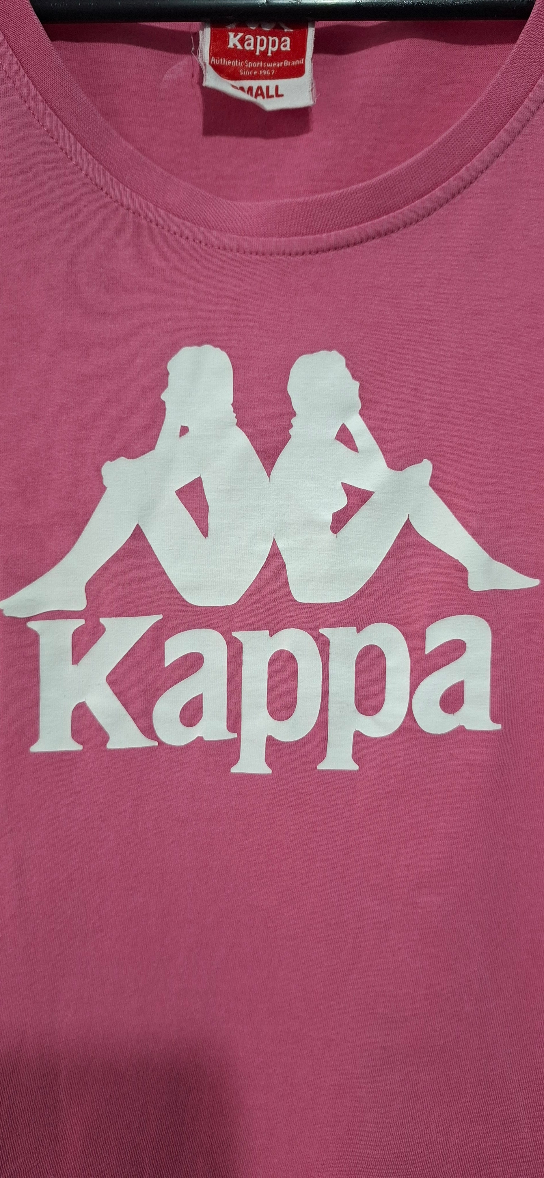 Różowa Koszulka T-Shirt Kappa Logo Omini Damska Rozmiar S