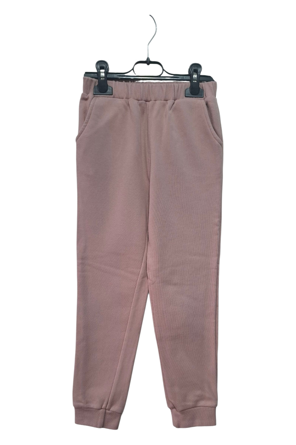 Dresy Dziecięce Ocieplane R.KID 128 Spodnie DRESOWE Różowe Joggersy Na Gumce Ze Ściągaczami Wygodne