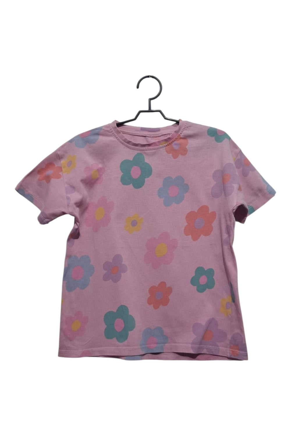 Koszulka Bluzka T-shirt dziewczęcy kwiaty kwiatuszki | ZARA | r. 116