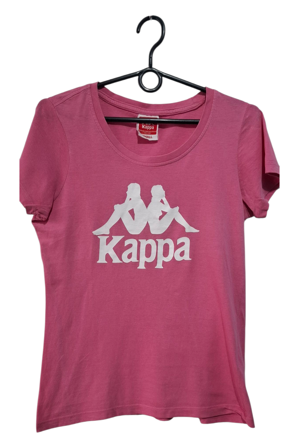 Różowa Koszulka T-Shirt Kappa Logo Omini Damska Rozmiar S