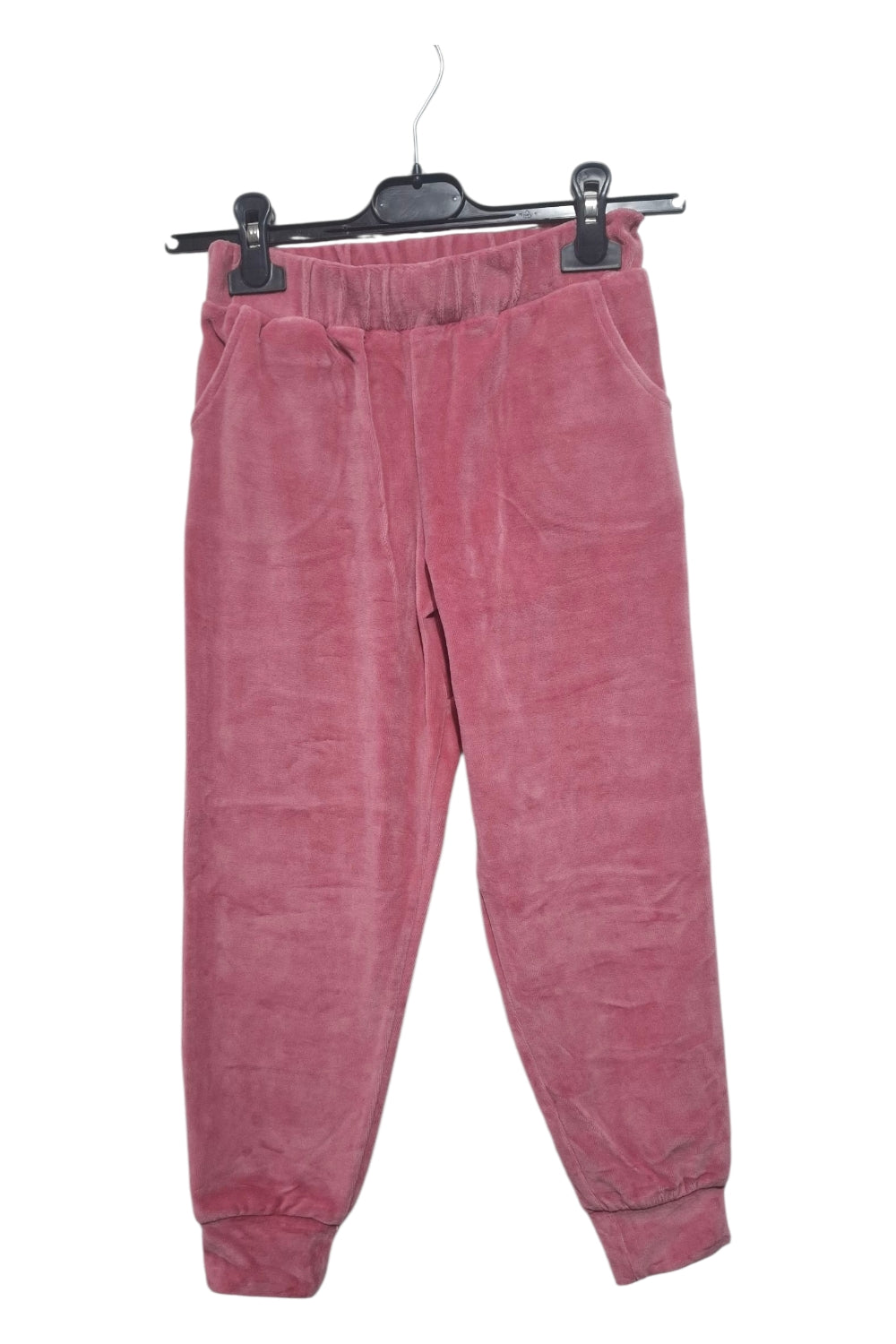 Różowy Dres Welurowy (Komplet: Bluza + Spodnie) R-KID Rozmiar 128