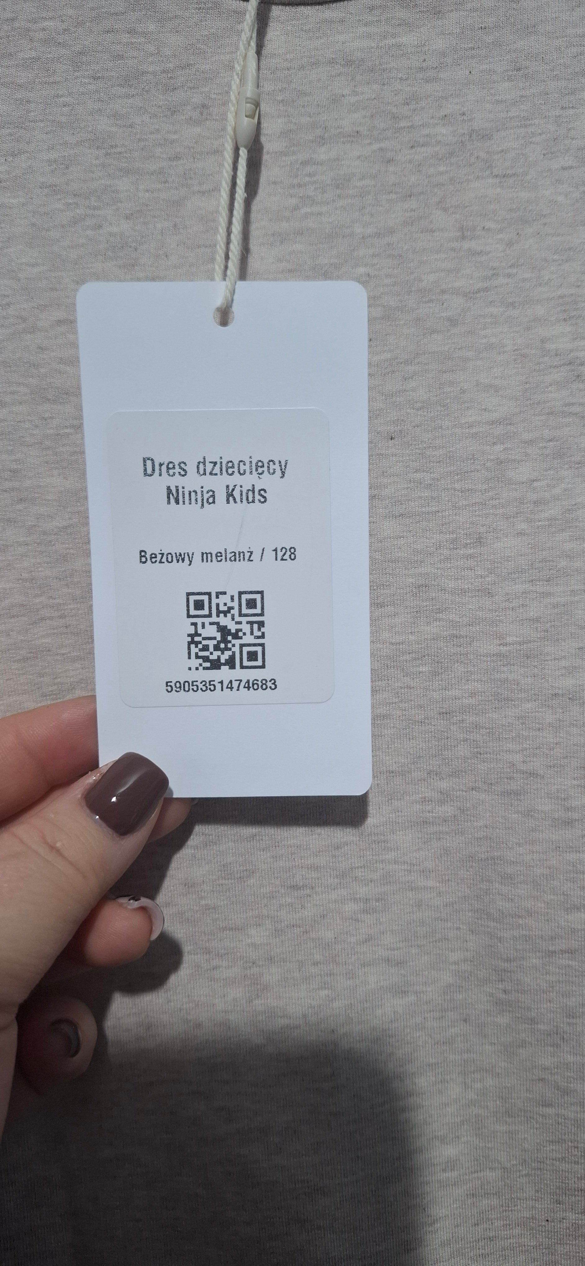 Premium Dres Dziecięcy R-Kid Roger Publishing- Ninja Kids Beżowy Melanż, Rozm. 128 (Nowy)