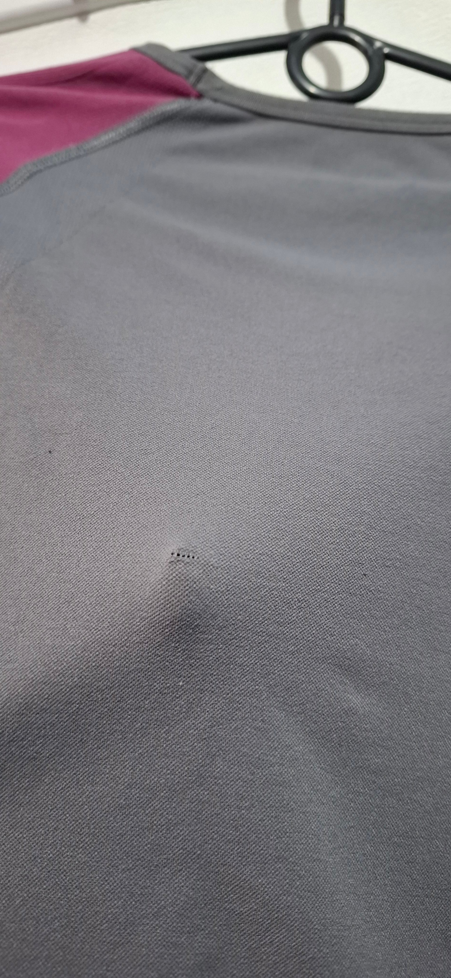 SHAMP Koszulka Termoaktywna MERYL Skinlife M Gray/Violet (Mikrodziurka/Zaciągnięcie)