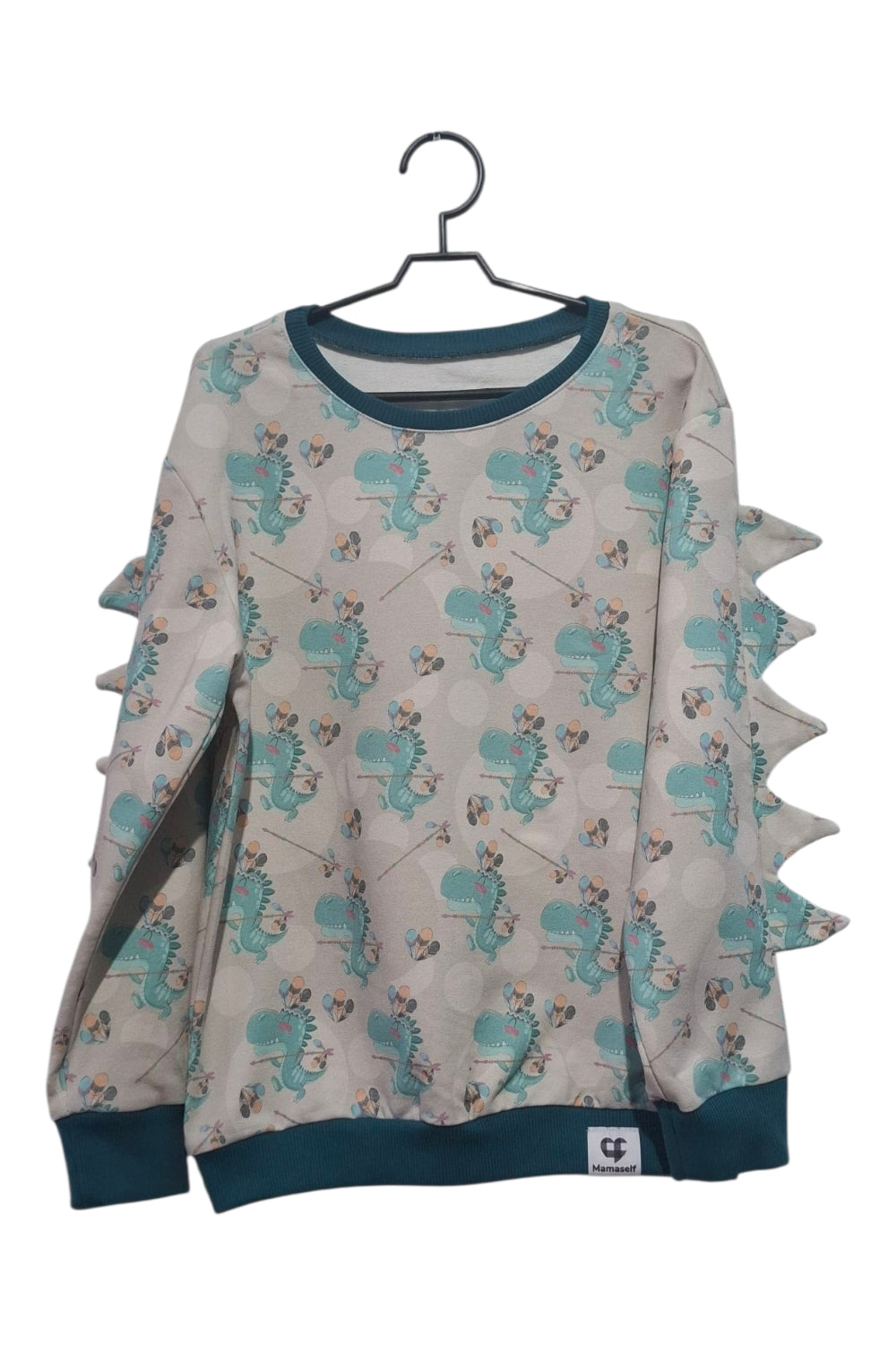 Bluza Dziecięca DINO z Kolcami - Indianin T-Rex - R. 122/128 - MAMASELF