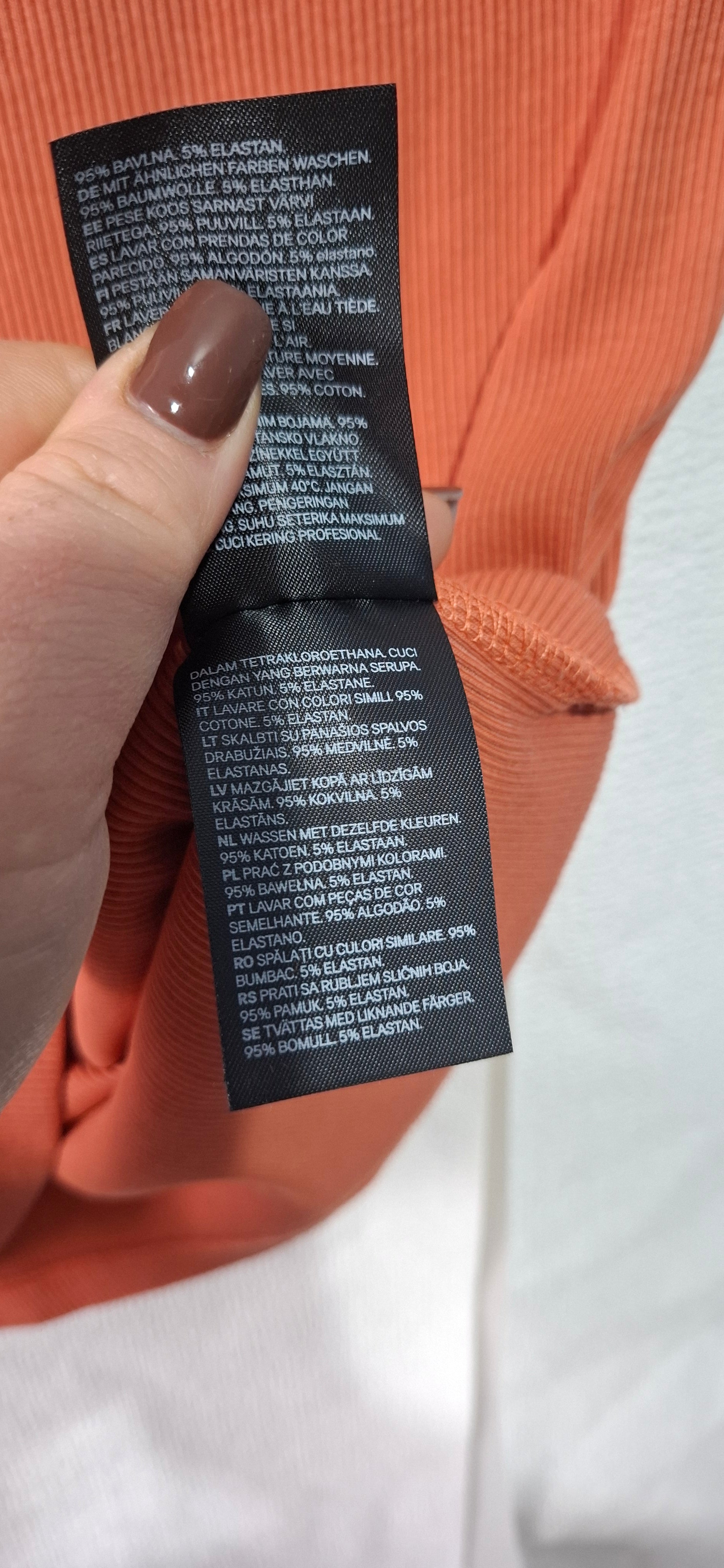 Damska koszulka t-shirt H&M Basic r. S/36