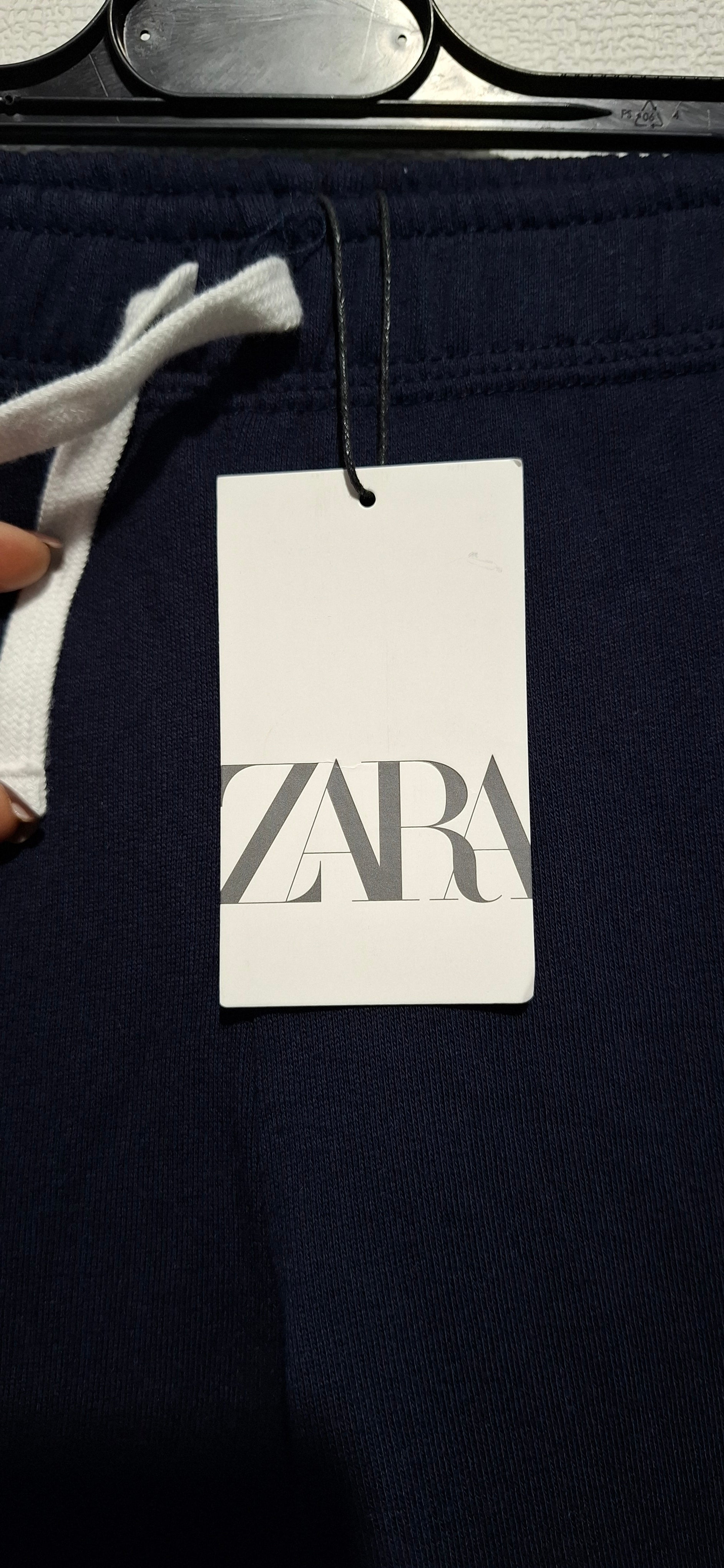 Zara Kids Granatowe Spodnie Dresowe Szerokie Lampasy 128 (Rozmiar 8 lat) Nowe.