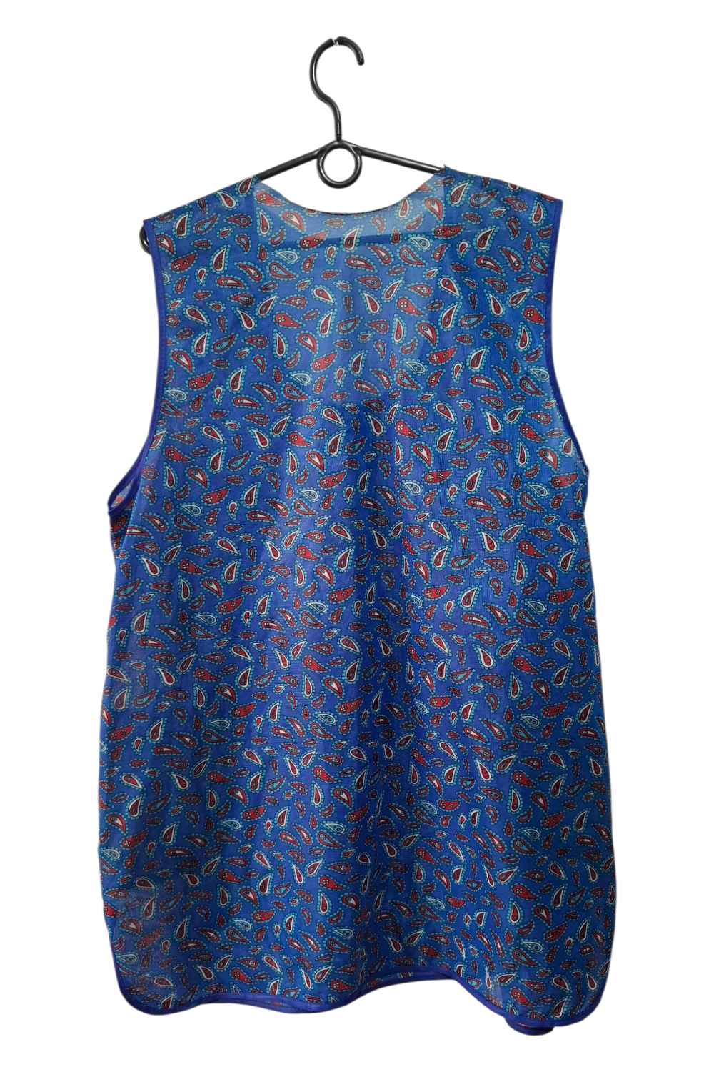 Fartuch / Zapaska Wsuwana w Paisley! Niebieski Retro Wzór