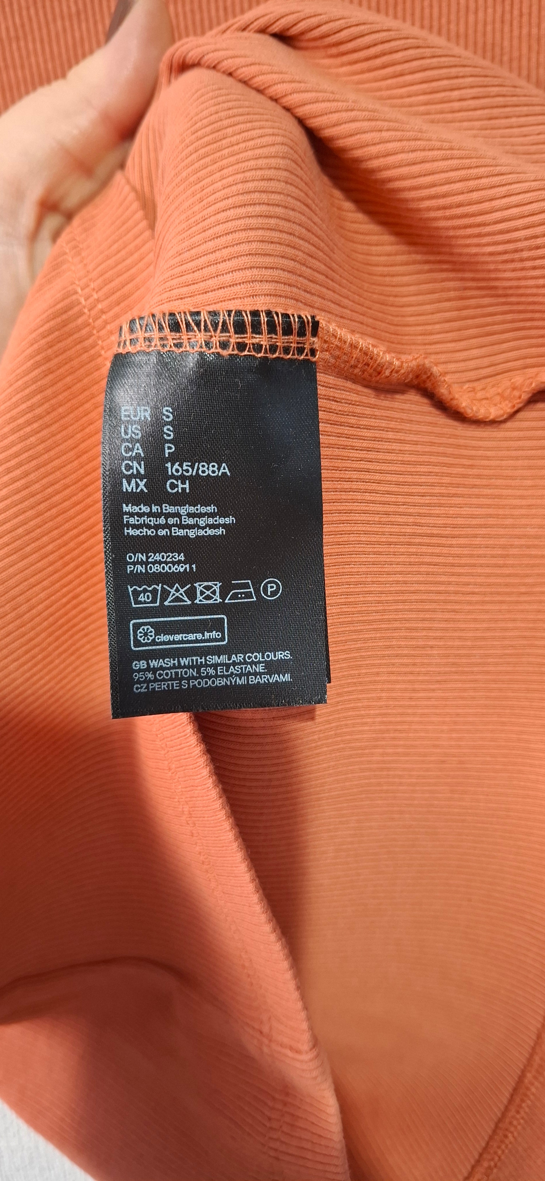 Damska koszulka t-shirt H&M Basic r. S/36